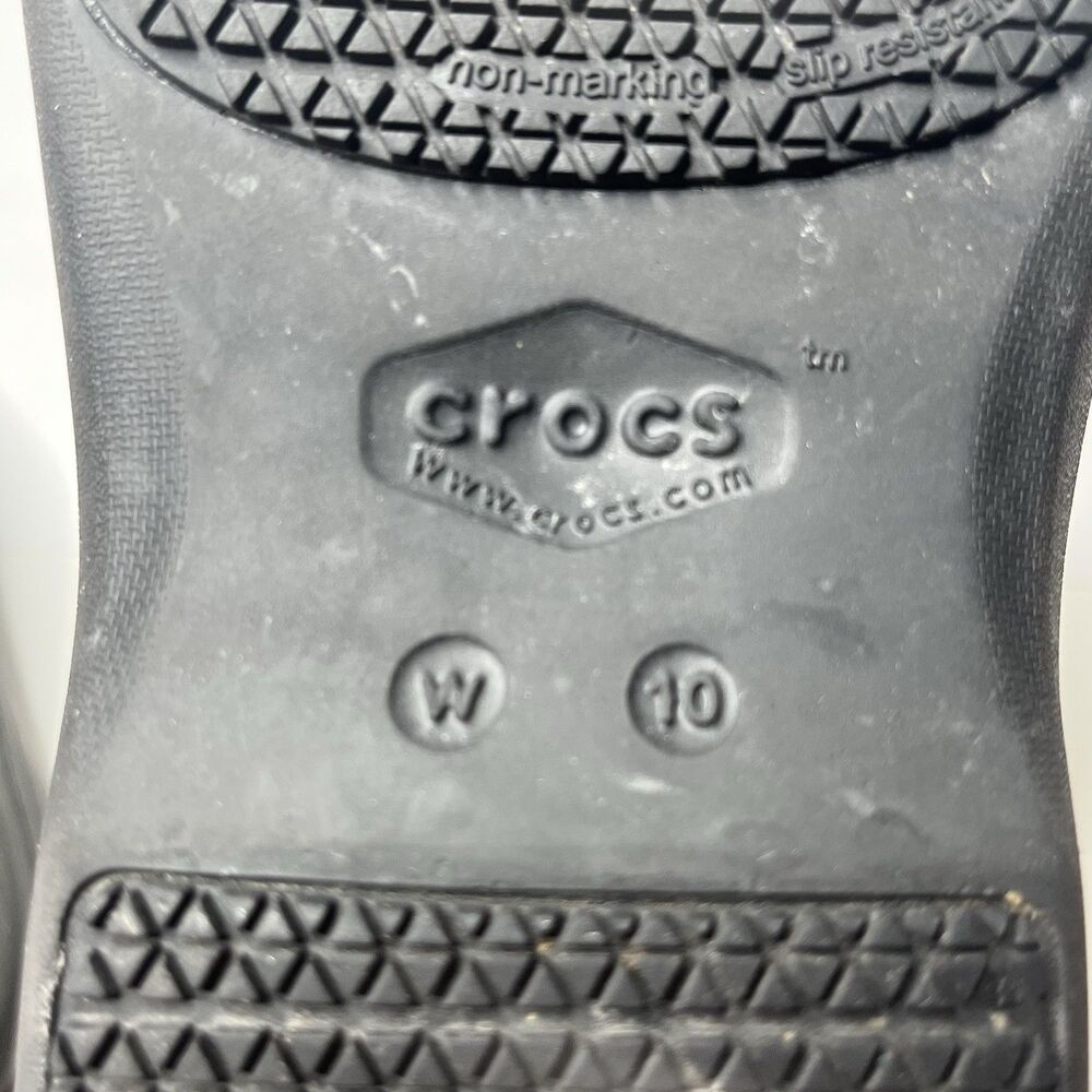 Crocs Shoes Neria Pro 2 Black Slip Resistant Clogs Womens Size 10 PLS READ - Picture 9 of 10